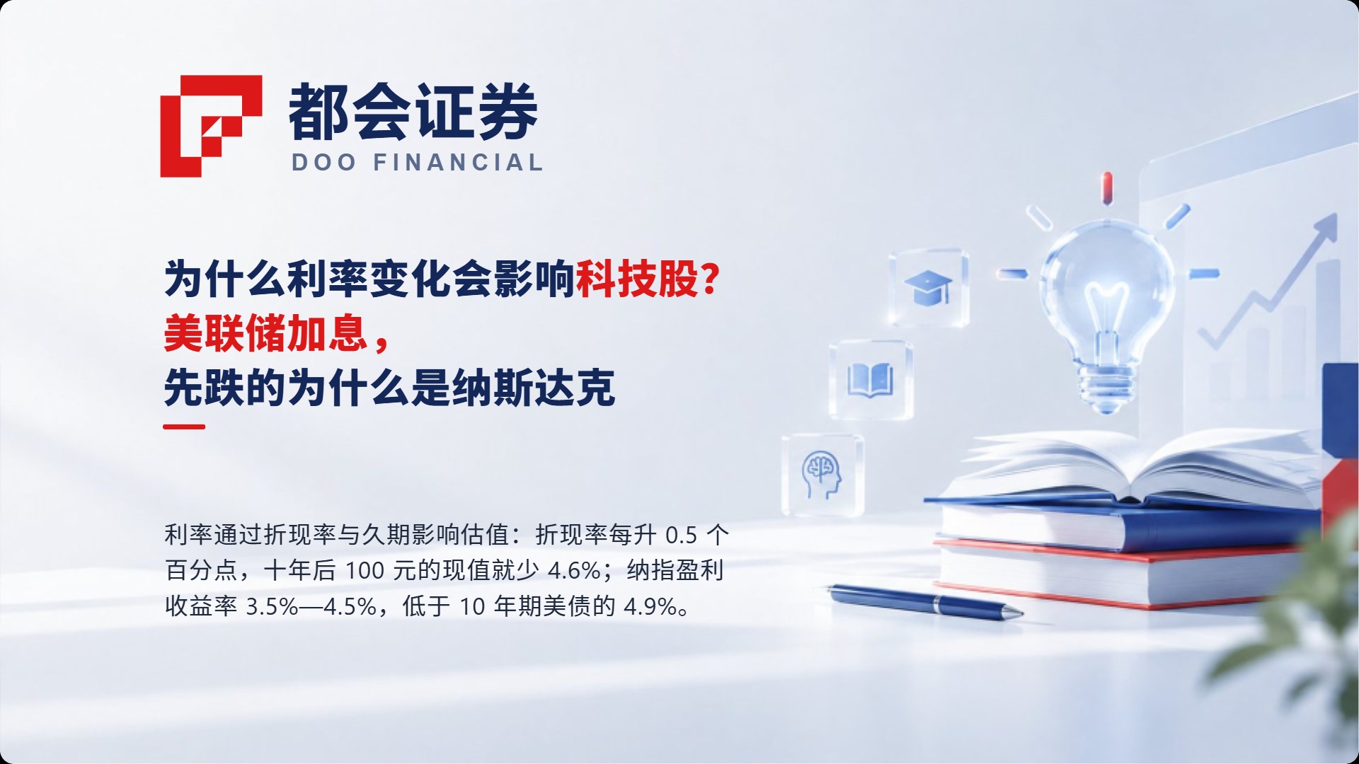 为什么利率变化会影响科技股？美联储加息，先跌的为什么是纳斯达克