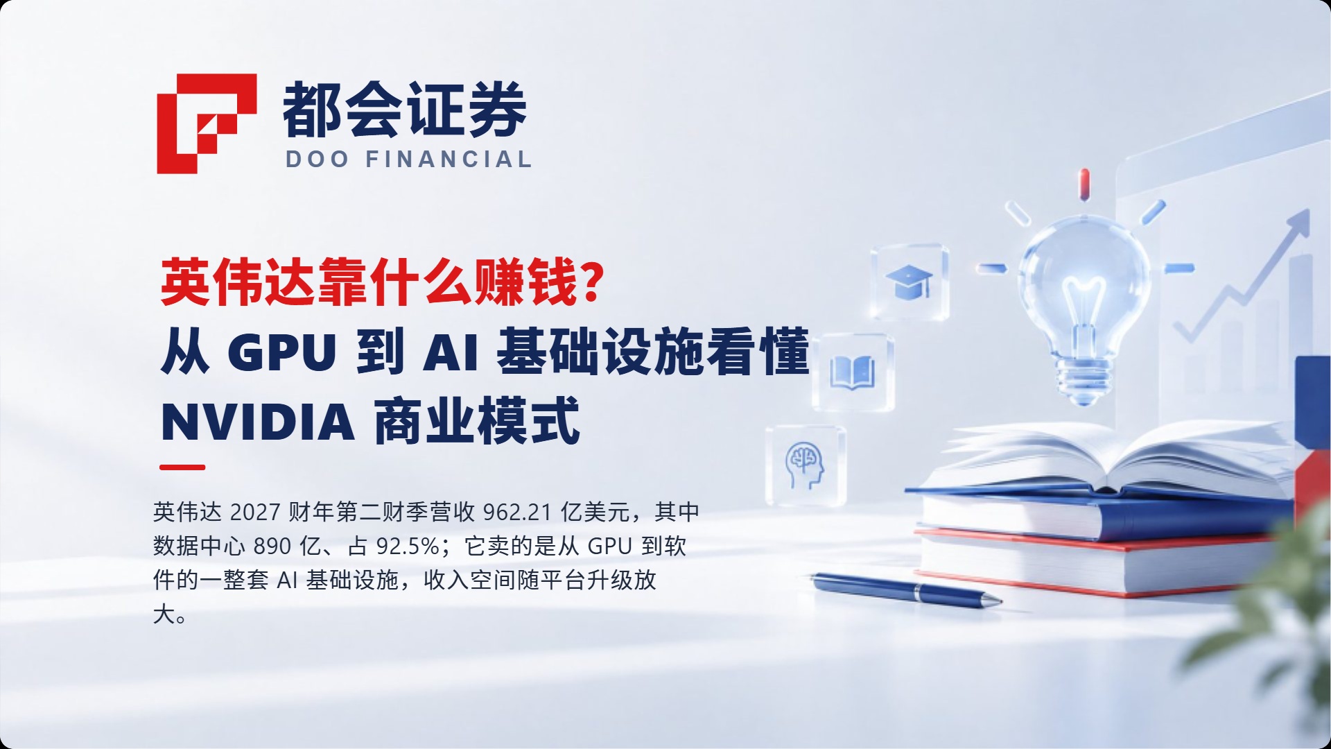 英伟达靠什么赚钱？从 GPU 到 AI 基础设施看懂 NVIDIA 商业模式